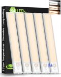 Under Cabinet Kitchen Lights 5 Pack, Motion Sensor Lights Indoor, 25CM