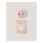 Unicorn Hair Brush & Nail Stickers Gift Set