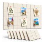 Uoisaiko Felt Pin Board 6-Pack – 30 X 30cm