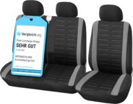 Upgrade4cars Truck Seat Covers Front Pair Grey Universal Accessories