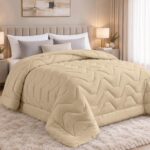 Utopia Bedding Double Duvet, 200 x 200 cm, Beige