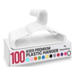 Utopia Home Kids Hangers 100 Pack, Plastic Baby Hangers