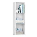 VASAGLE 3-Tier Bookcase, 30 X 24 X 94.8 Cm