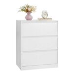 VASAGLE Chest of Drawers, 3-Drawer, 60x40x75 Cm