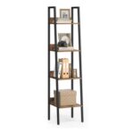 VASAGLE Ladder Shelf, 4-Tier Bookshelf