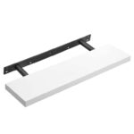 VASAGLE Wall Shelf, Wall Mounted, 80 x 20 x 3.8 cm