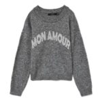 VERO MODA VMAMOREMIO Knitted Jumper, Medium Grey Melange, S
