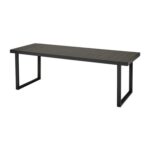 VRMANS Outdoor Table – Dark Grey, 224x93cm