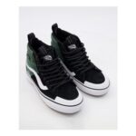 Vans Black & Green Suede SK8 Hi MTE 2 Trainers ( Size 3 Only Available)