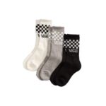 Vans Classic Check Crew Logo Black/White Size S
