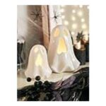 Very Home Set of 2 Halloween Ghost Lights – White