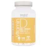 Verywell Vitamin D Max Strength 4000IU Bone Health 180 Tablets