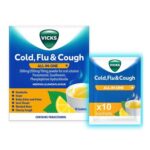 Vicks Cold, Flu & Cough All in One Hot Drink – 10 Pack