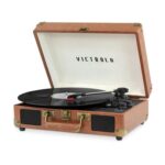 Victrola Journey Bluetooth Suitcase Record Player Brown