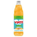 Vimto Tropical Twist No Added Sugar Double Concentrate Fruit Squash, 725 ml