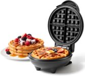 Vonshef Mini Waffle Maker Single Belgian Waffle Machine, 600W