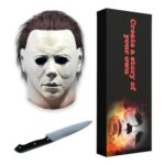 WADBTP Halloween Horror Cosplay Mask and Knife