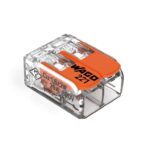 WAGO 221-412 Compact Splicing Connector, Max 4 mm², 2-Conductor (Pack of 100)