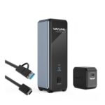 WAVLINK Dual M.2 NVMe SSD Enclosure, USB3.2 Gen 2×2 20Gbps