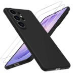 WFTE Liquid Silicone Case for Samsung S26 Ultra – Black 2 Tempered Screen Protector – Sold by WFTE – FBA