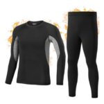 WISMBOX Kids Thermal Base Layer Set Fleece-Lined Warm Long Johns