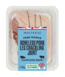 Waitrose Free Range Pork Boneless Leg Crackling Joint 1.2Kg – £5.94 per kg
