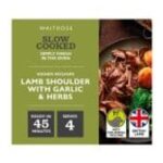 Waitrose Slow Cooked Lamb Shoulder with Garlic & Herbs