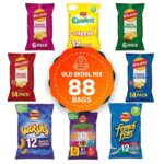 Walkers Crisps Salt Vinegar Quavers Cheese Prawn Cocktail Bundle 88 Bags – Sold by Walkers Crisps Official Store (UK mainland)