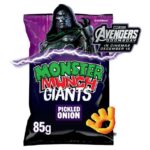 Walkers Monster Munch Giants Pickled Onion Sharing Snacks Crisps 85g – Nectar Price