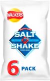 Walkers Salt & Shake Multipack Crisps 6x24g