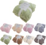Warm Soft Cosy Fleece Throw Sofa Bed Blanket