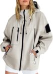 Waterproof Jackets Lightweight Raincoats for Women Windbreaker Coats