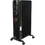 Wessex Oil Filled Radiator with Timer 2.0kW Black