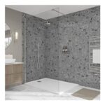 Wetwall Elite Post Formed Terrazzo Storm Shower Wall Panel 2420 X 1200mm
