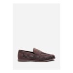 Wheres That from Colby Brown Weave Slip on Loafers 7