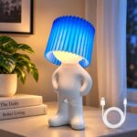 White Elephant Gifts for Adults,Gag Gifts Funny Adult for Women Girlfriend Boyfriend Men Cool Inappropriate Sht Weird Novelty Gift Ideas for Men Rechargeable Night Light Funny Lamp (Blue)