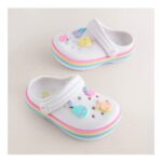 White Fruit Wide Fit (G) Character Clogs Sizes 3-9