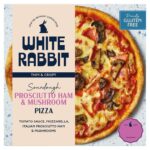 White Rabbit Prosciutto Ham & Mushroom Pizza 332g