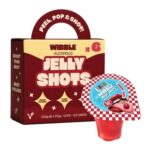 Wibble Cherry Vodka Jelly Shots – 6 X 37g
