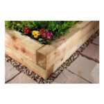 Wickes UC4 Incised Light Green Garden Sleeper – 100 X 200 X 1800mm