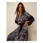 Willow Floral Print Midi Dress – Green