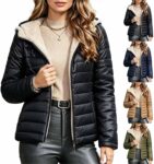 Winter Coats For Women Uk Warm Jacket Quilted Jacket Fleece Lined Coat