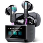 Wireless Earbuds with Touchscreen, ANC Noise Cancelling Bluetooth Ear Buds