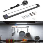 Wobane Hand Wave Activated Under Cabinet LED Light, Super Bright 30cm, 6000K White, Easy Install, Dimmable