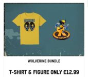 Wolverine (X-Men) Tee & Figurine – Simply Add Both Items To Your Basket – Discount at Checkout