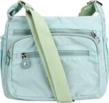 Womens Multi-Pocket Casual Crossbody Handbags Waterproof Shoulder Bags Satchel Girls Ladies Crossbody Side