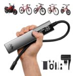 Woowind Electric Bike Pump, Presta Schrader Dunlop, Auto Stop, 10.3 BAR – Sold By Woowind EU / FBA – Prime Deal