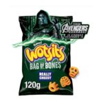 Wotsits Baked Bag of Bones Really Cheesy Sharing Snacks Crisps 120g Clubcard