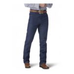 Wrangler Mens Cowboy Cut Boot-Cut Jeans, Navy, 38W X 34L