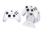 XBOX Wireless Controller (White) & VS2871 XBOX Series X/S & XBOX One Twin Docking Station (White) Bundle
